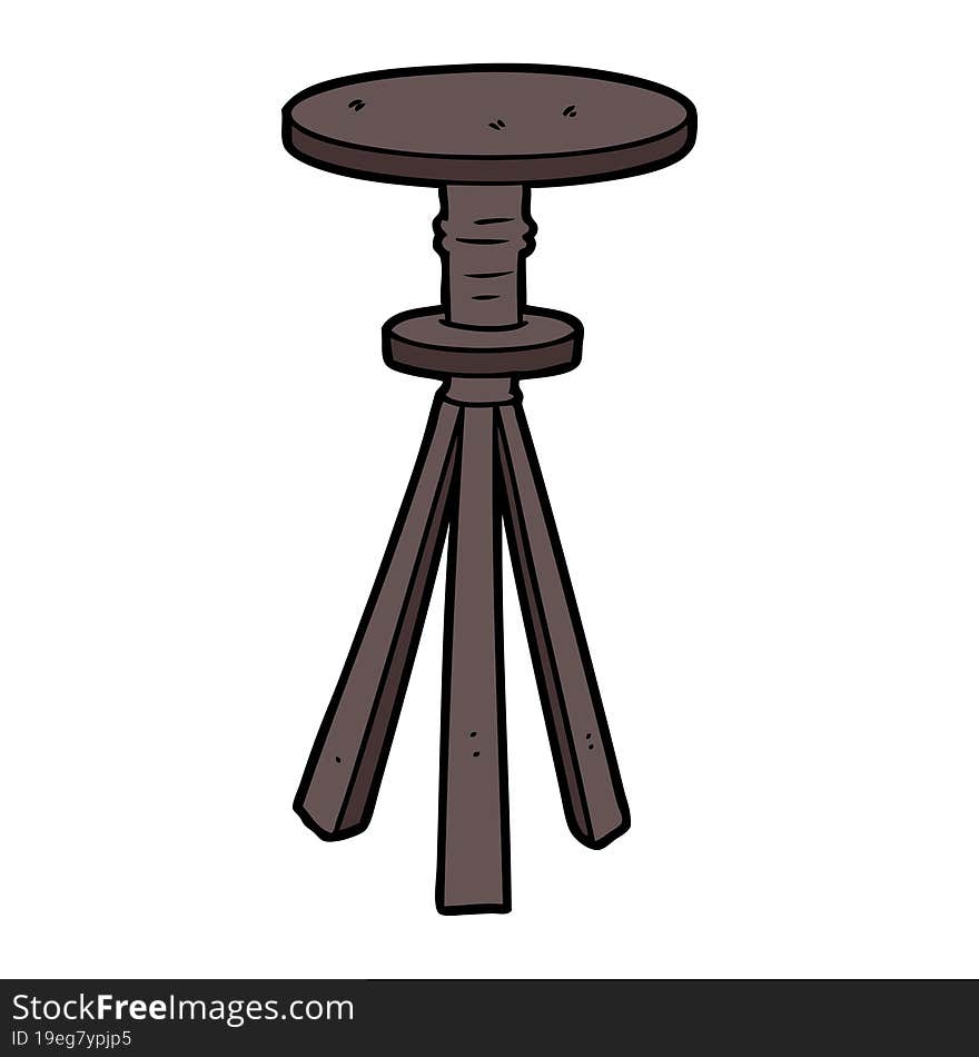 cartoon stool. cartoon stool