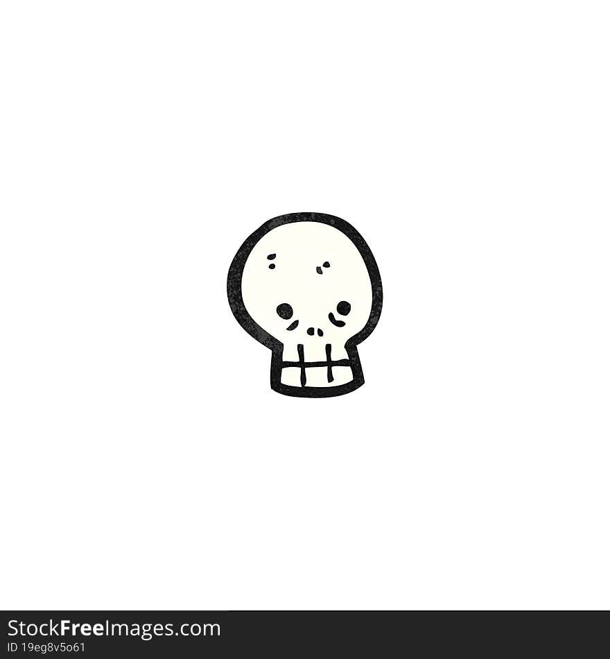 cartoon skull