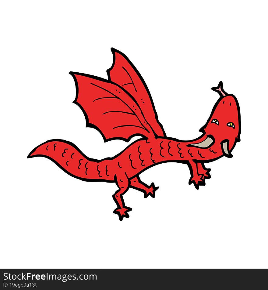 Cartoon Little Dragon