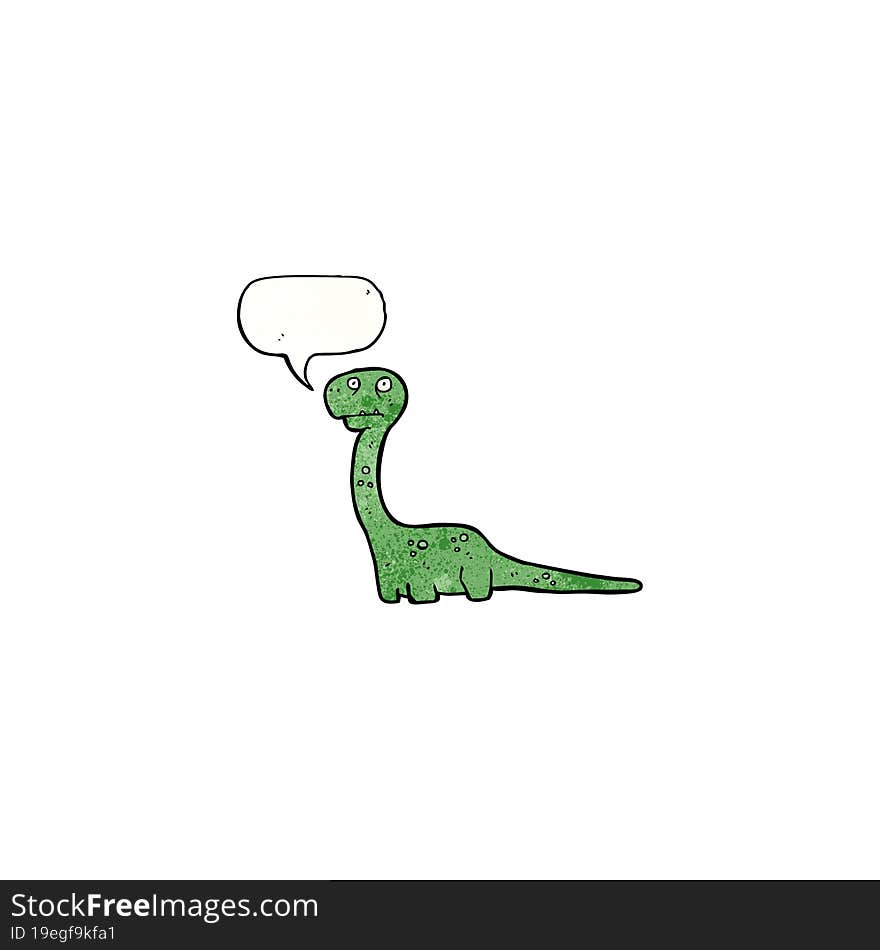 friendly dinosaur cartoon