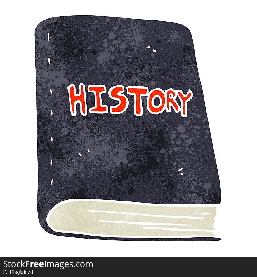 Retro Cartoon History Book