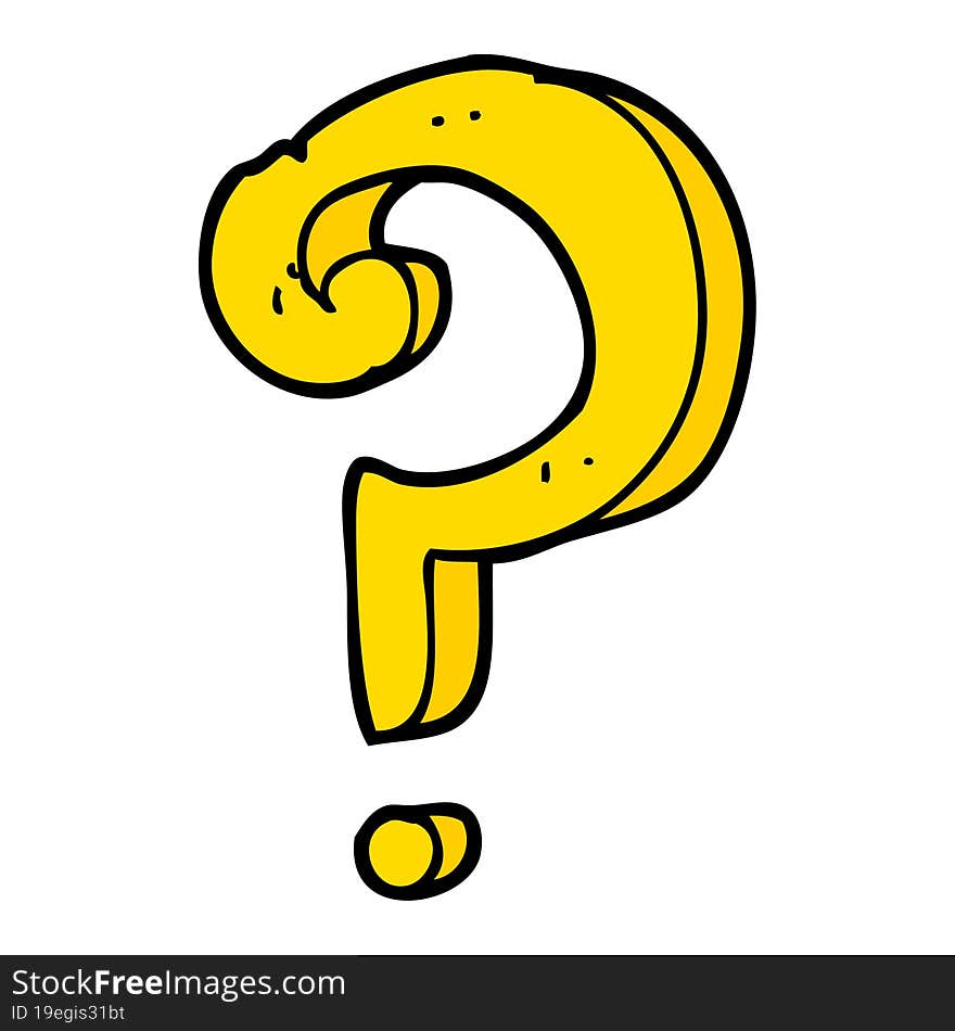 Cartoon Question Mark