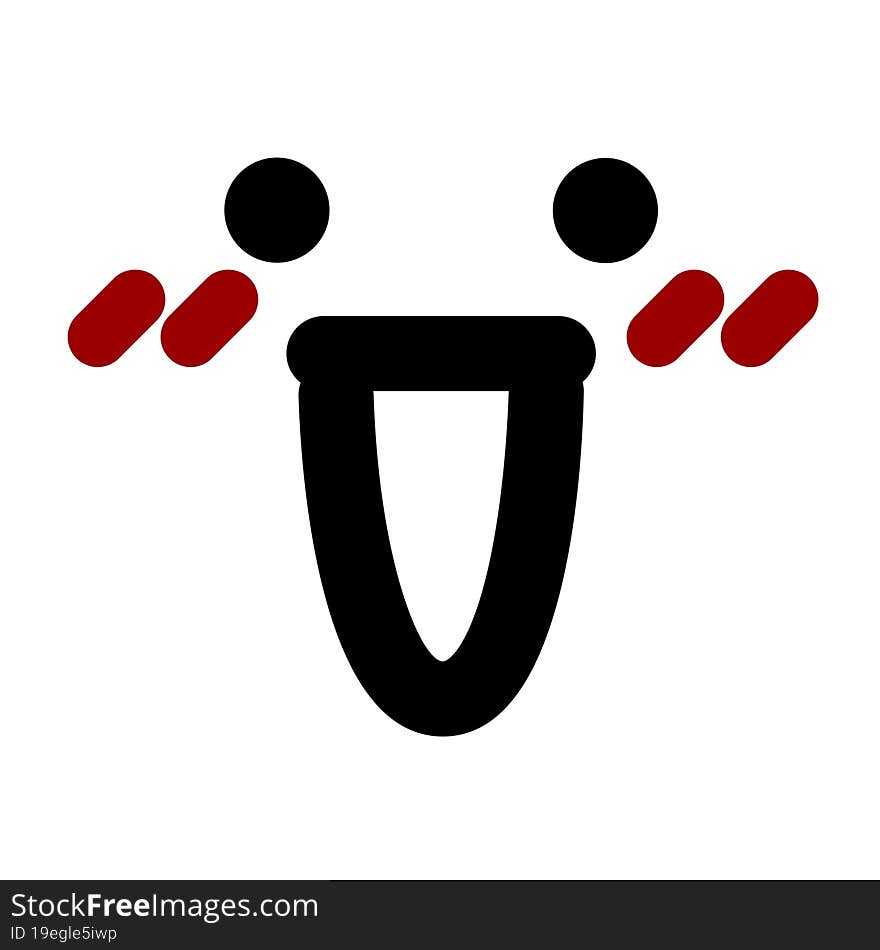 Crazy Happy Face Icon