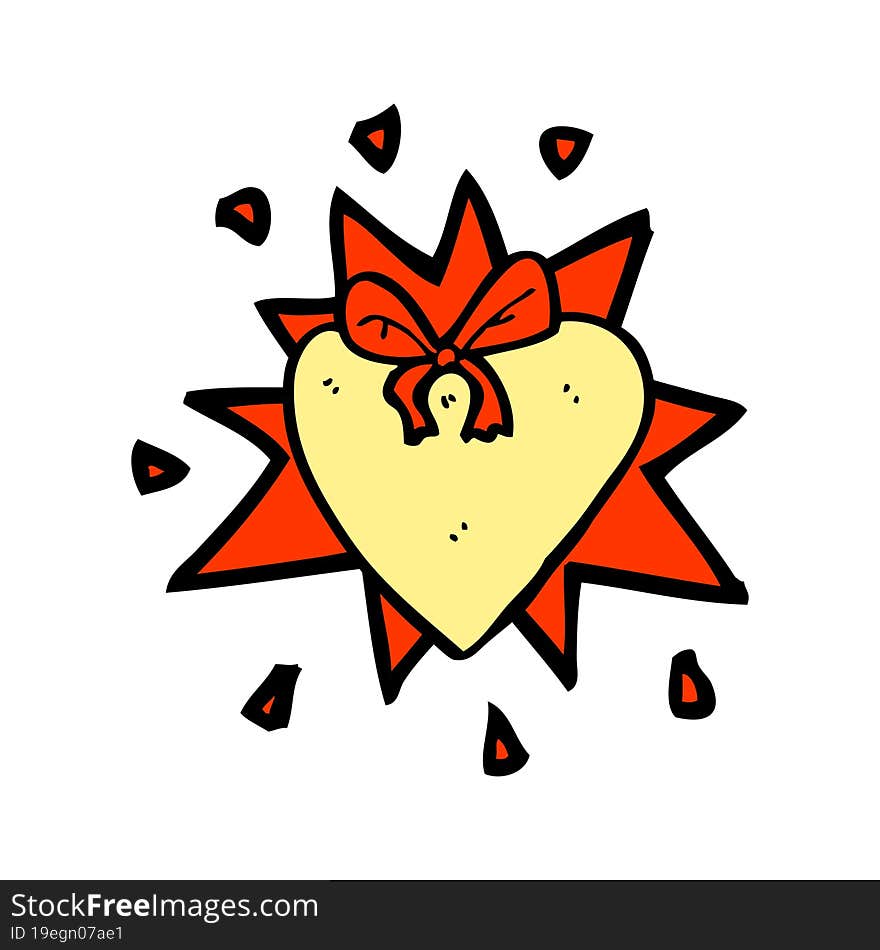 cartoon love heart