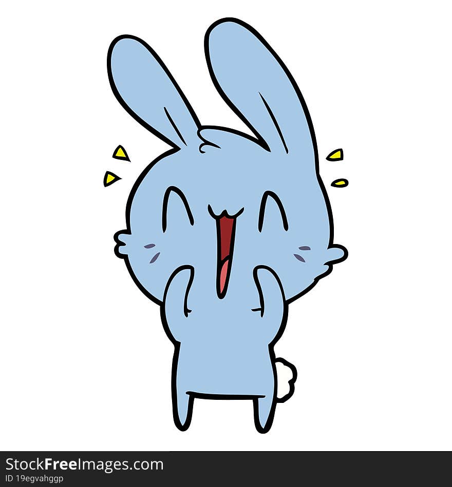 cute cartoon rabbit. cute cartoon rabbit