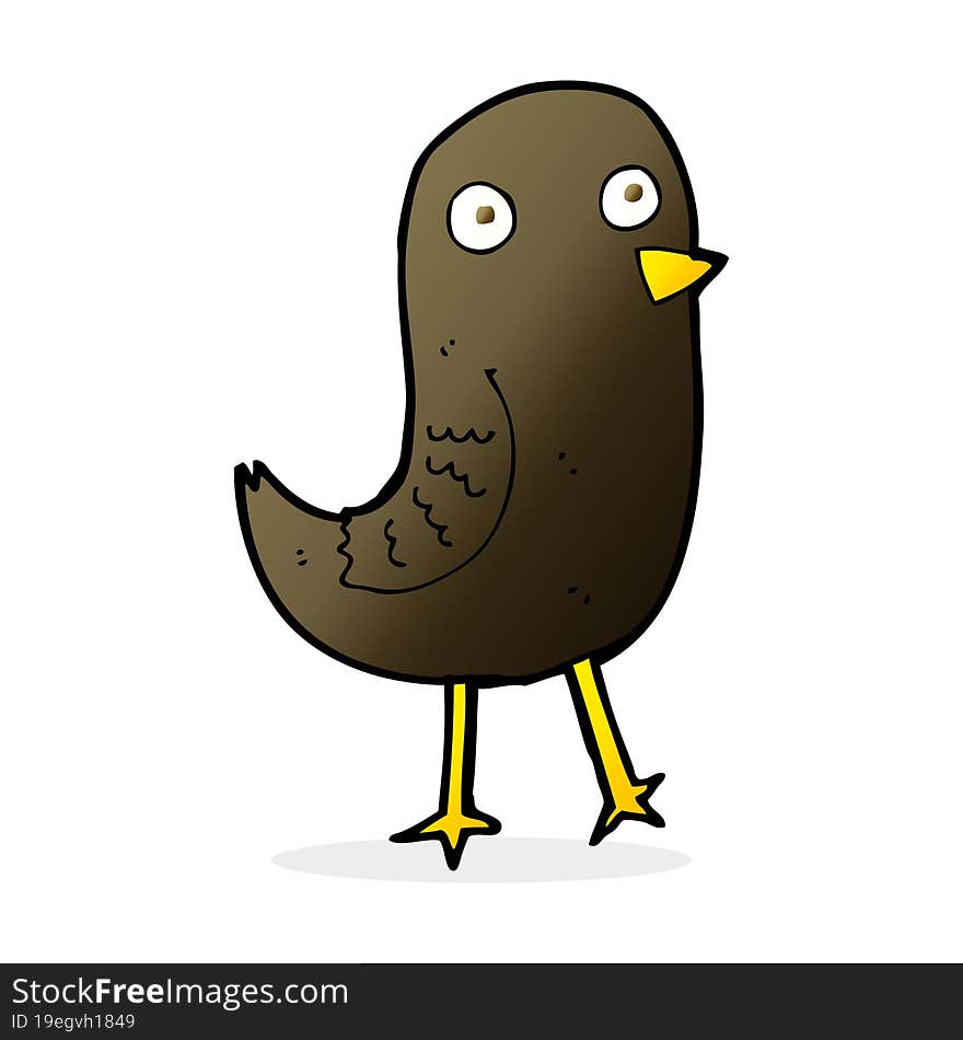 Funny Cartoon Bird