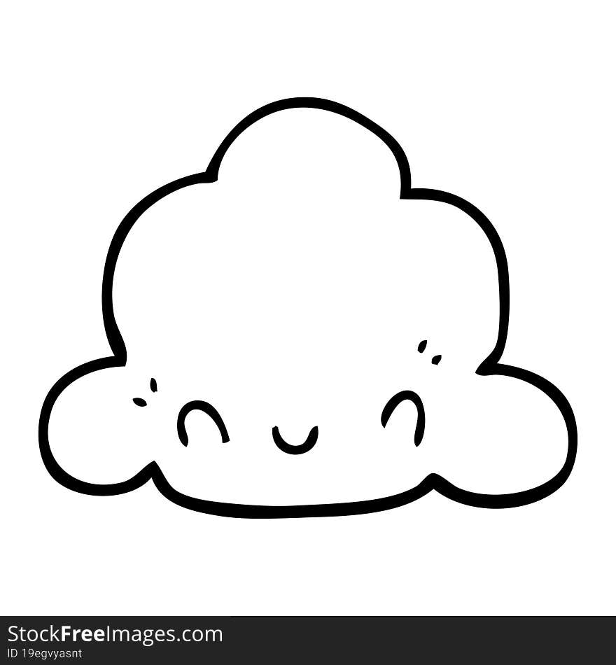 cartoon cloud