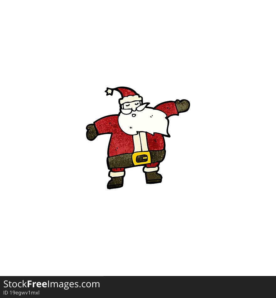 cartoon santa claus