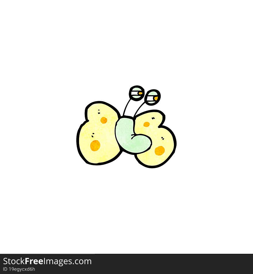 Funny Cartoon Butterfly