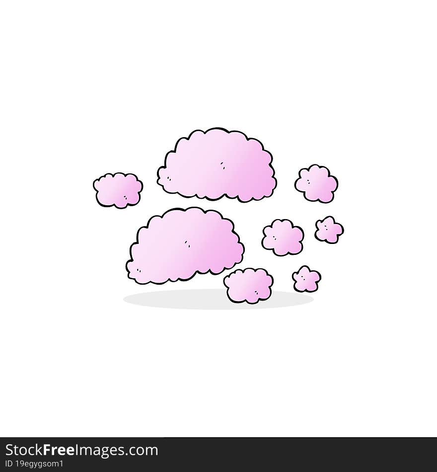 pink clouds