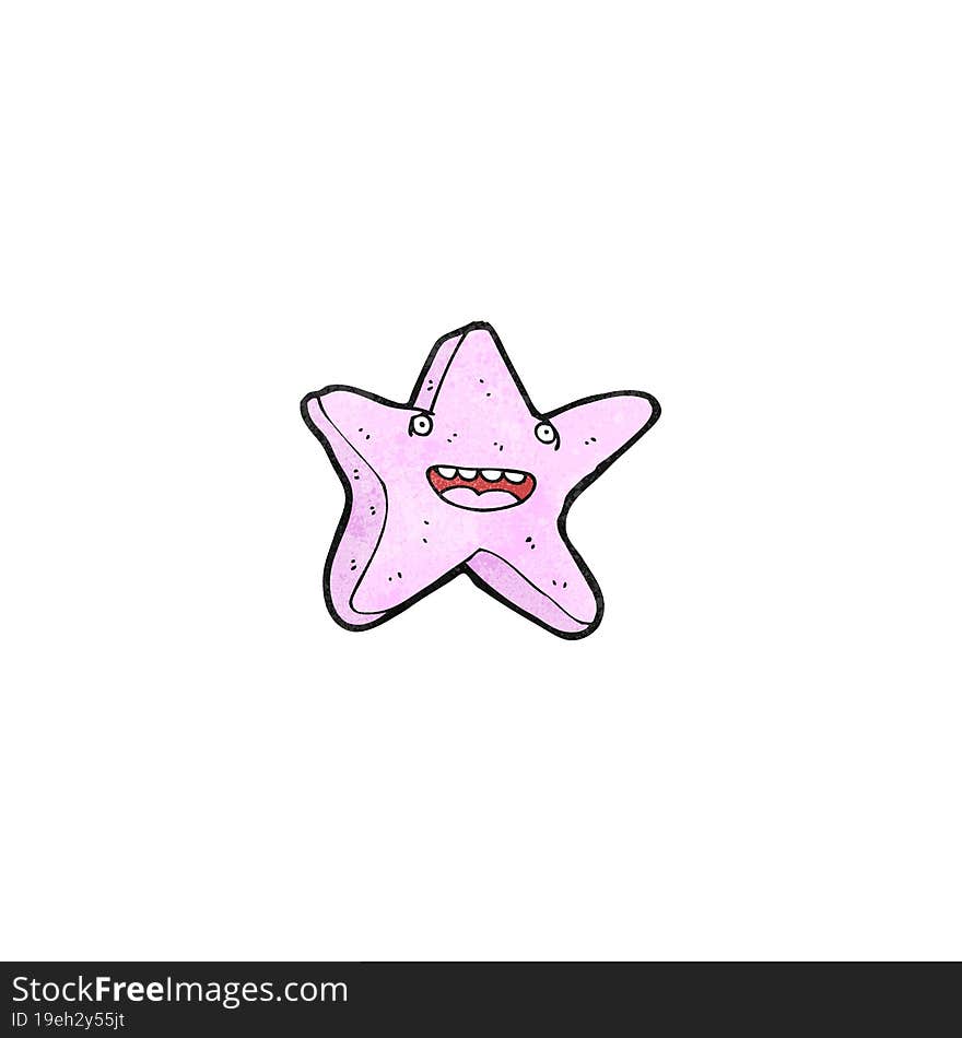 cartoon starfish