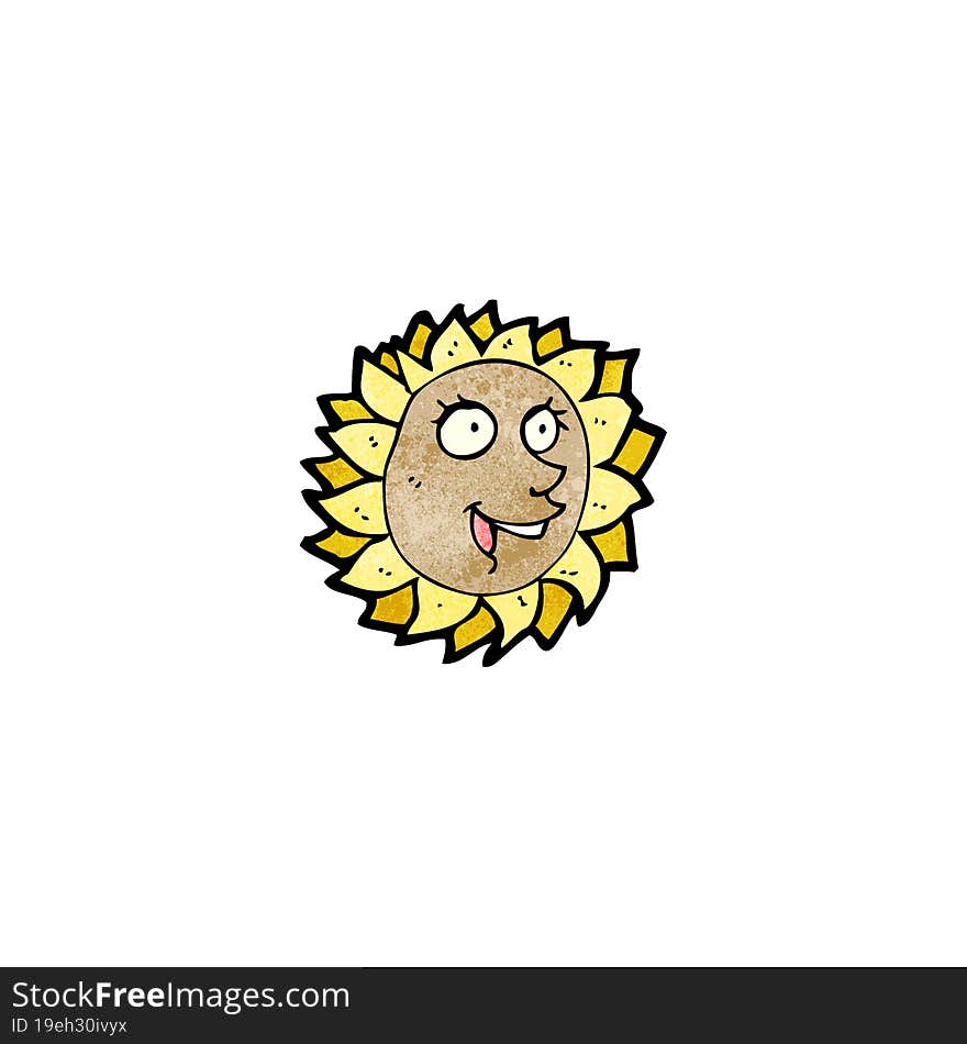 Cartoon Sunflower