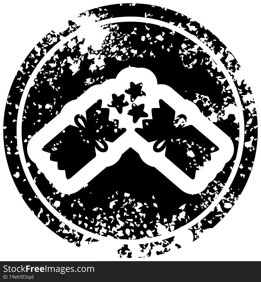 Exploding Christmas Cracker Icon