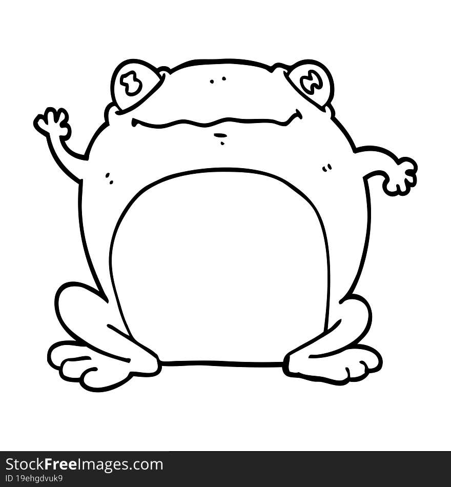 Cartoon Frog