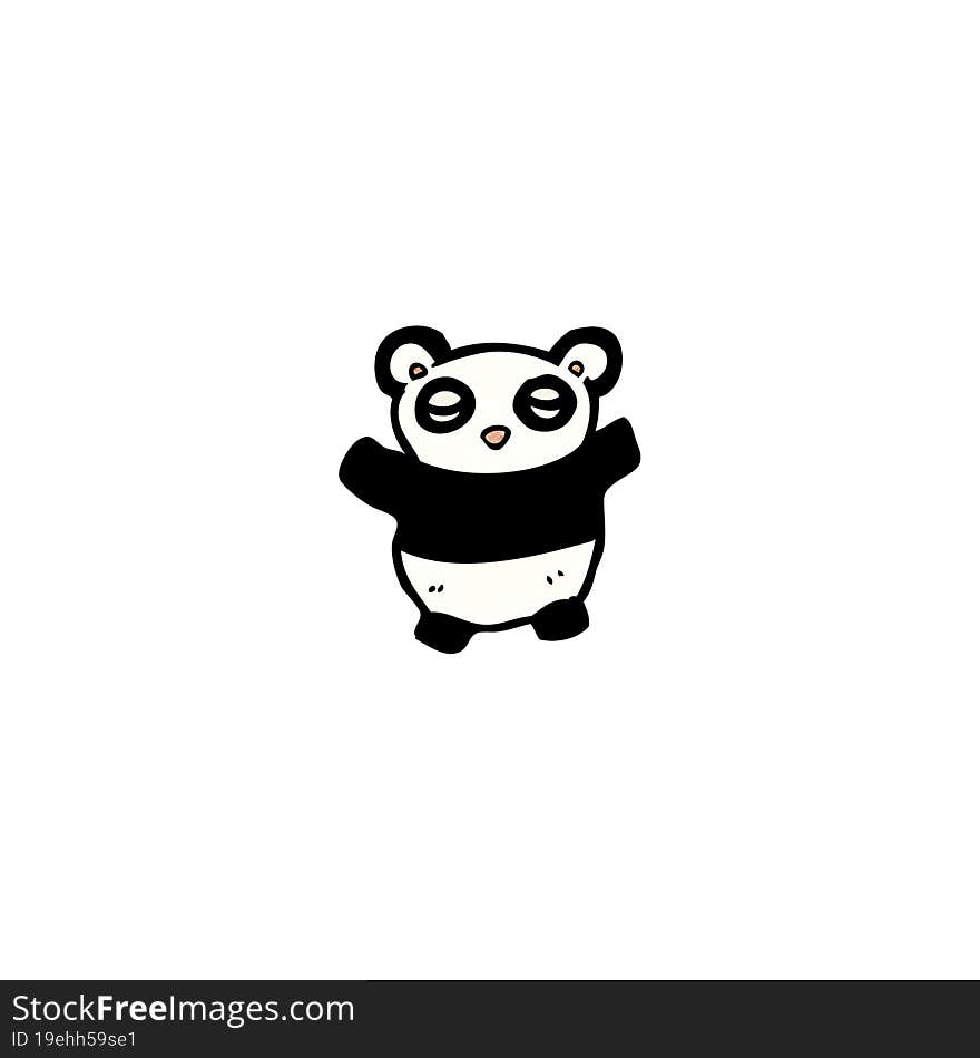 cartoon panda