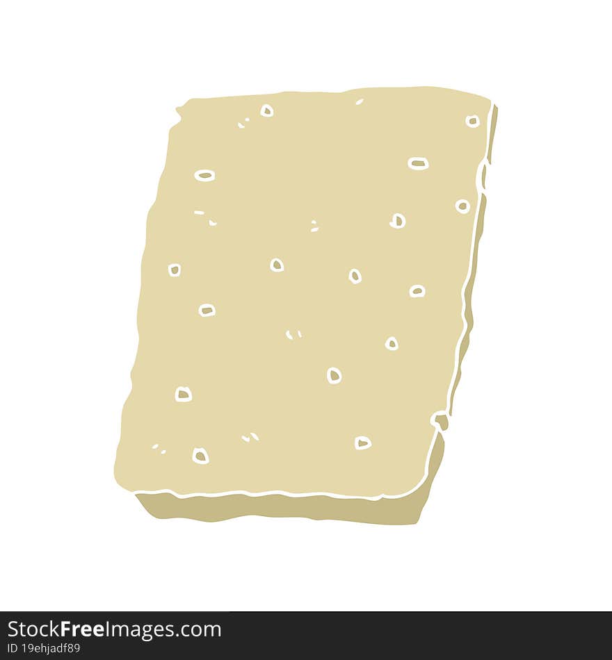 flat color style cartoon biscuit