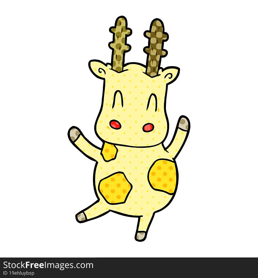 cute cartoon giraffe. cute cartoon giraffe