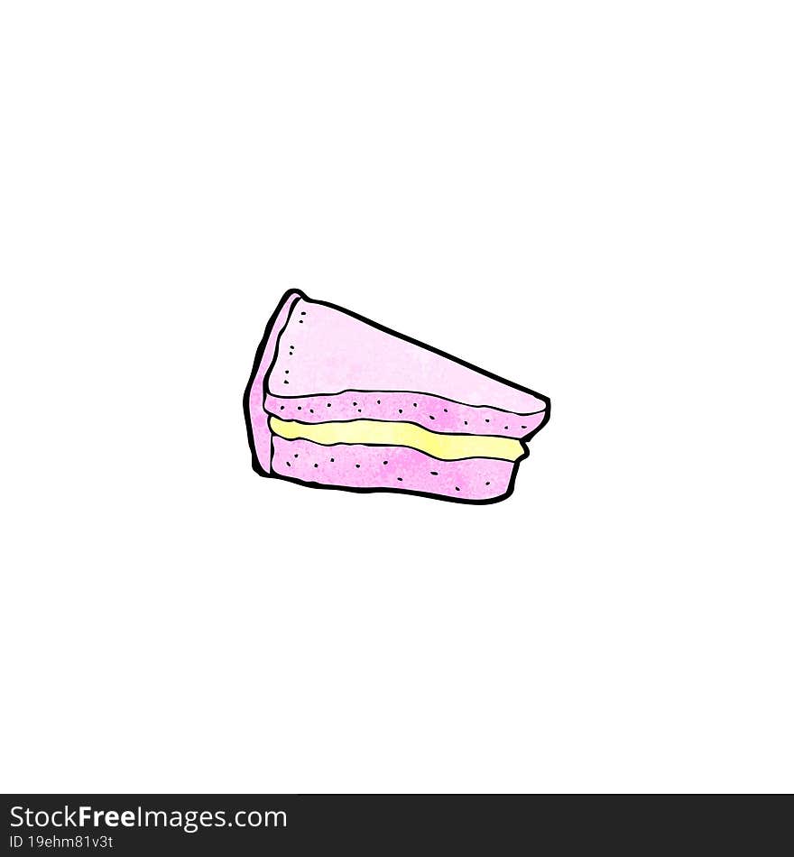 Cartoon Slice Of Cake