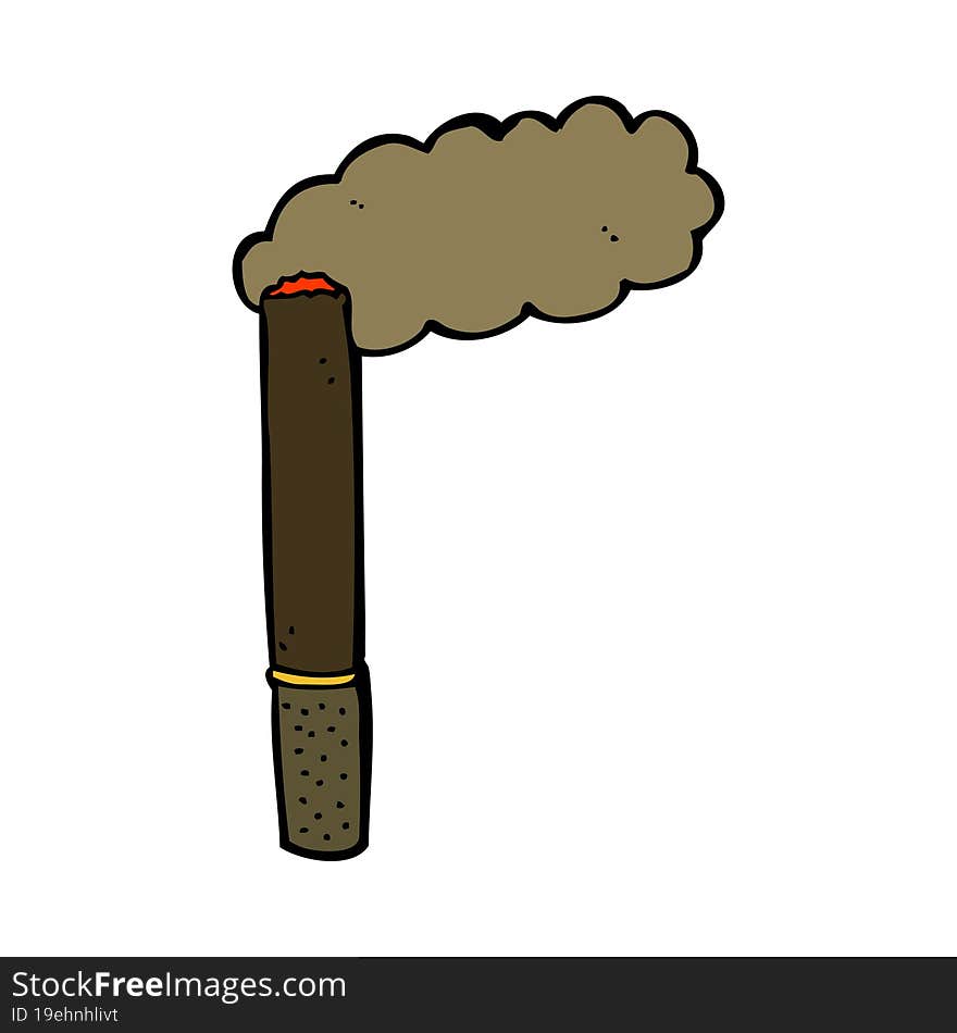 cartoon cigar