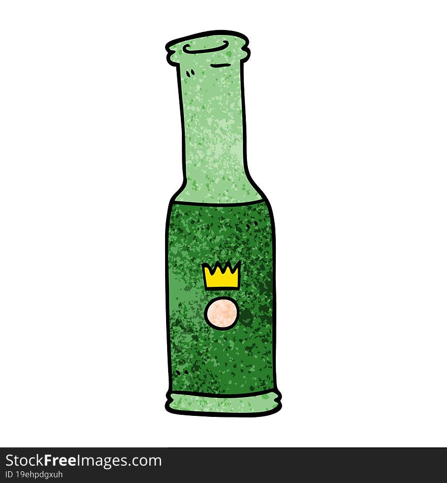 Cartoon Doodle Bottle Of Pop