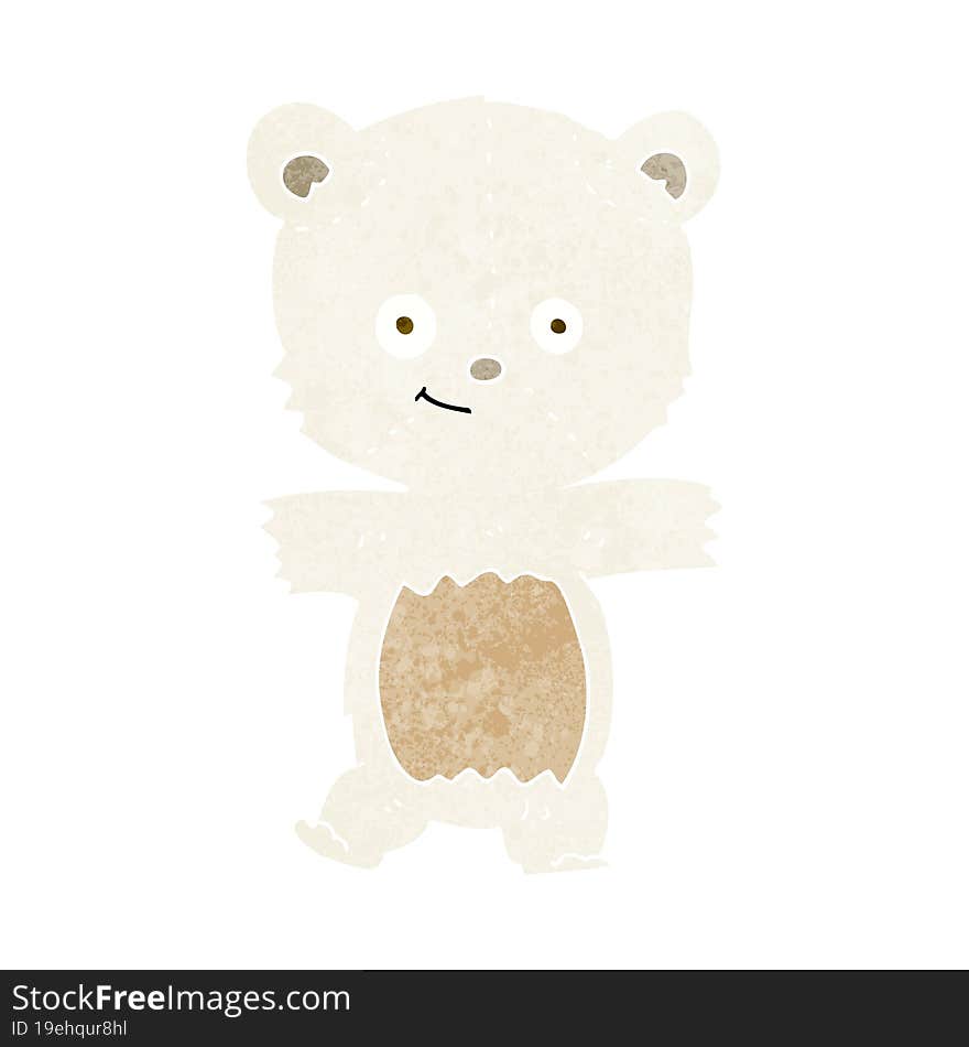 cute cartoon polar bear