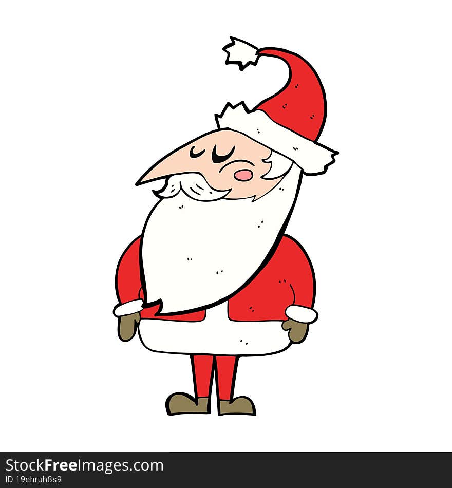 cartoon santa claus