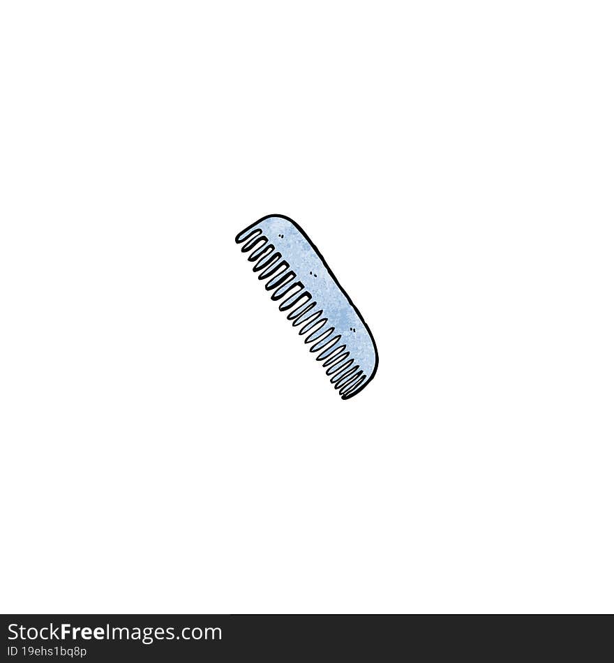 cartoon comb