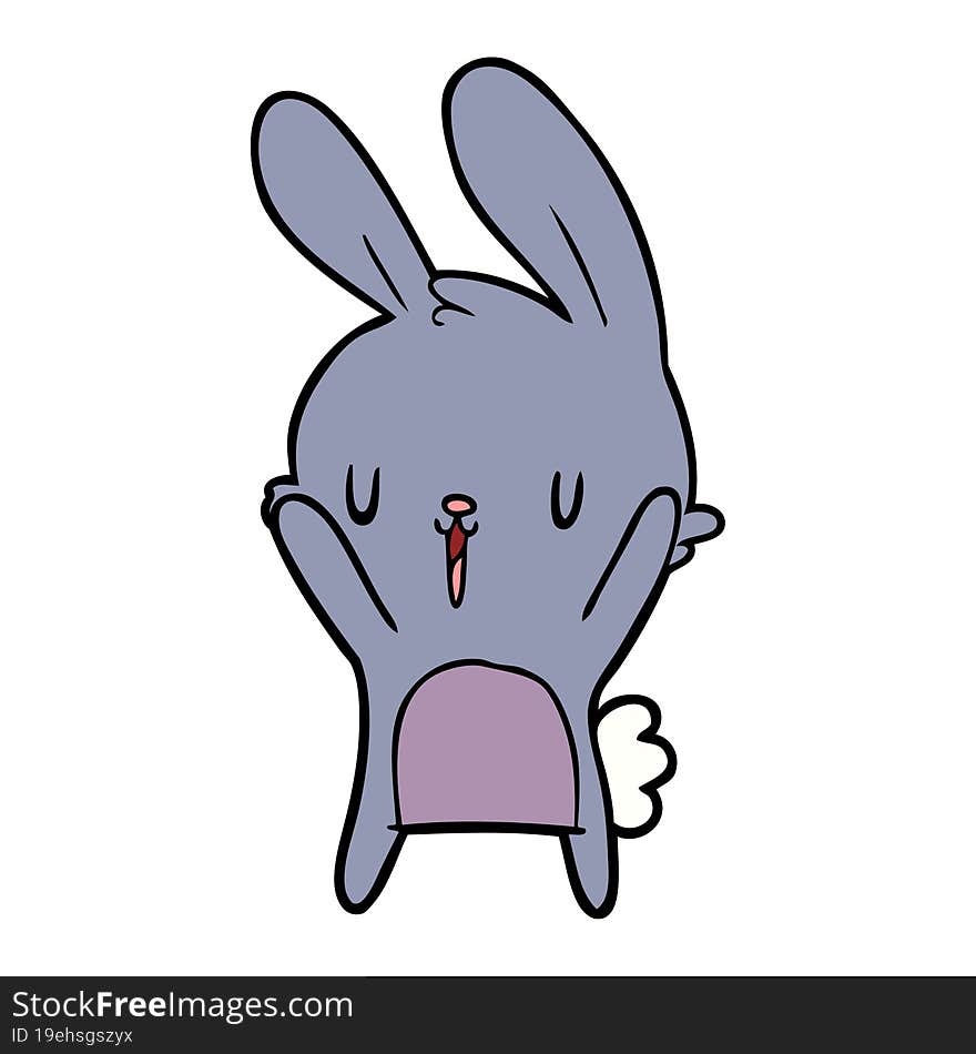 cute cartoon rabbit. cute cartoon rabbit