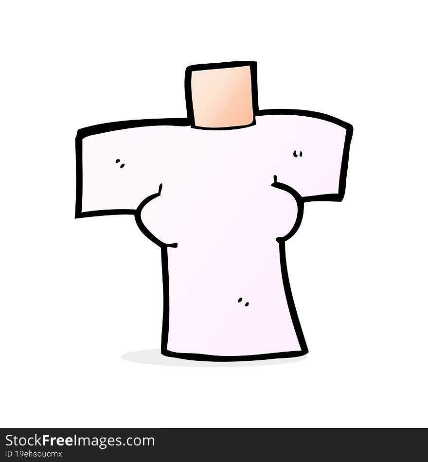 cartoon female body