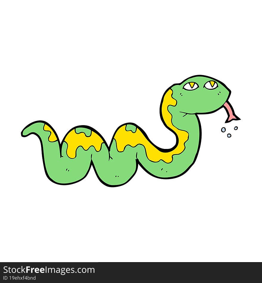 cartoon snake