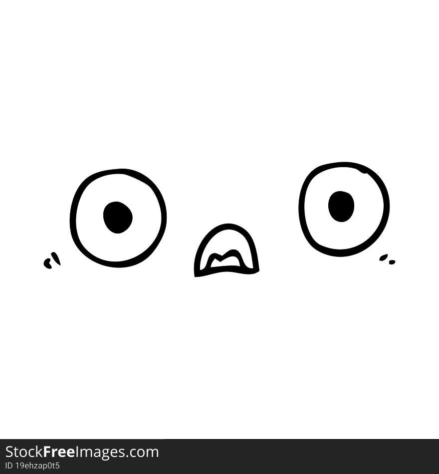 cute cartoon face