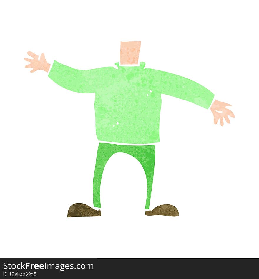 Cartoon Body Waving Arms (mix And Match Cartoons Or Add Own Photos