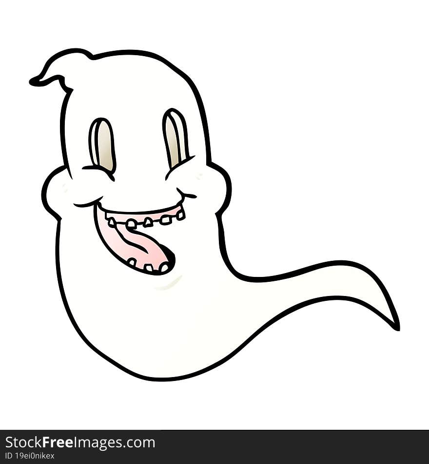 cartoon spooky ghost. cartoon spooky ghost