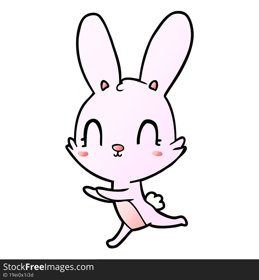 cute cartoon rabbit. cute cartoon rabbit