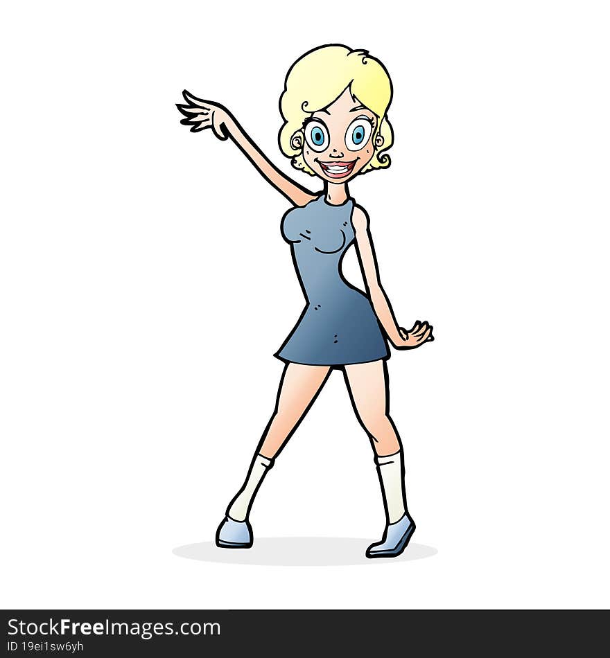 cartoon party girl