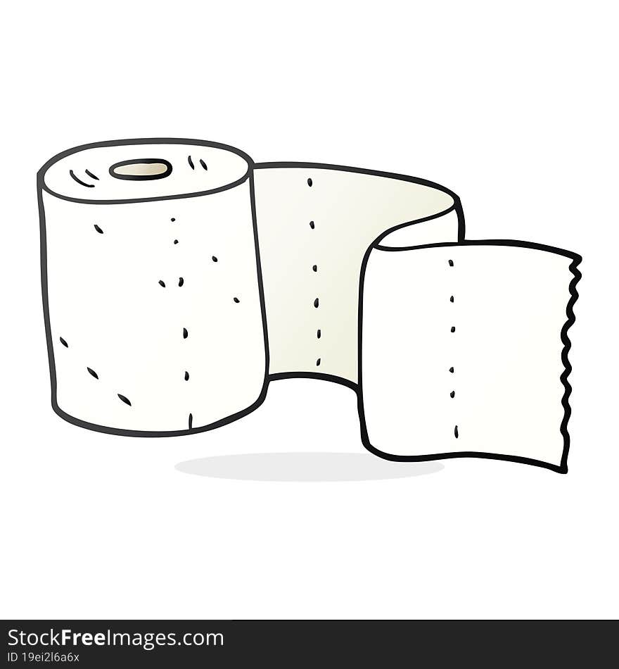 cartoon toilet roll