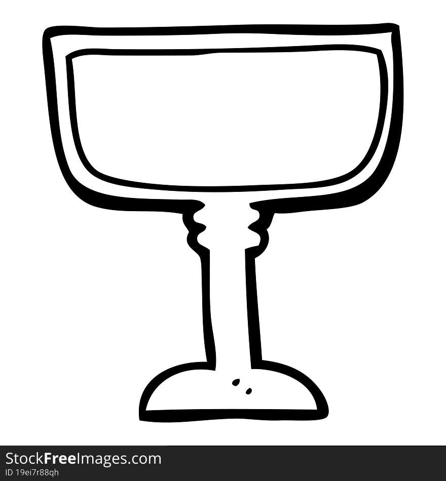 cartoon wine glass