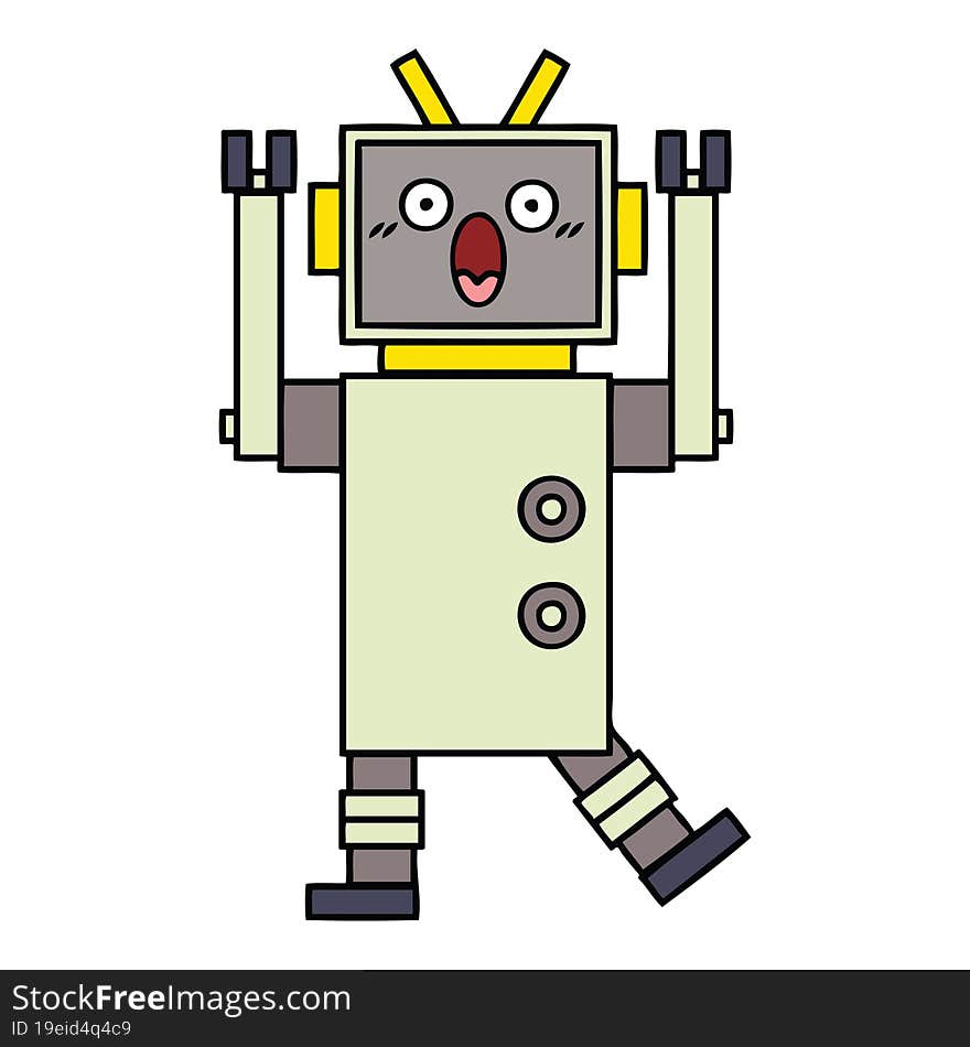 Cute Cartoon Robot