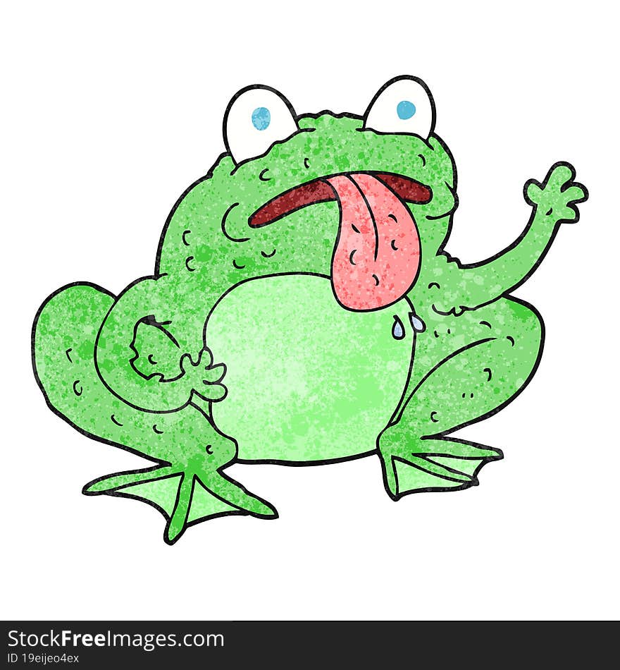 Textured Cartoon Frog