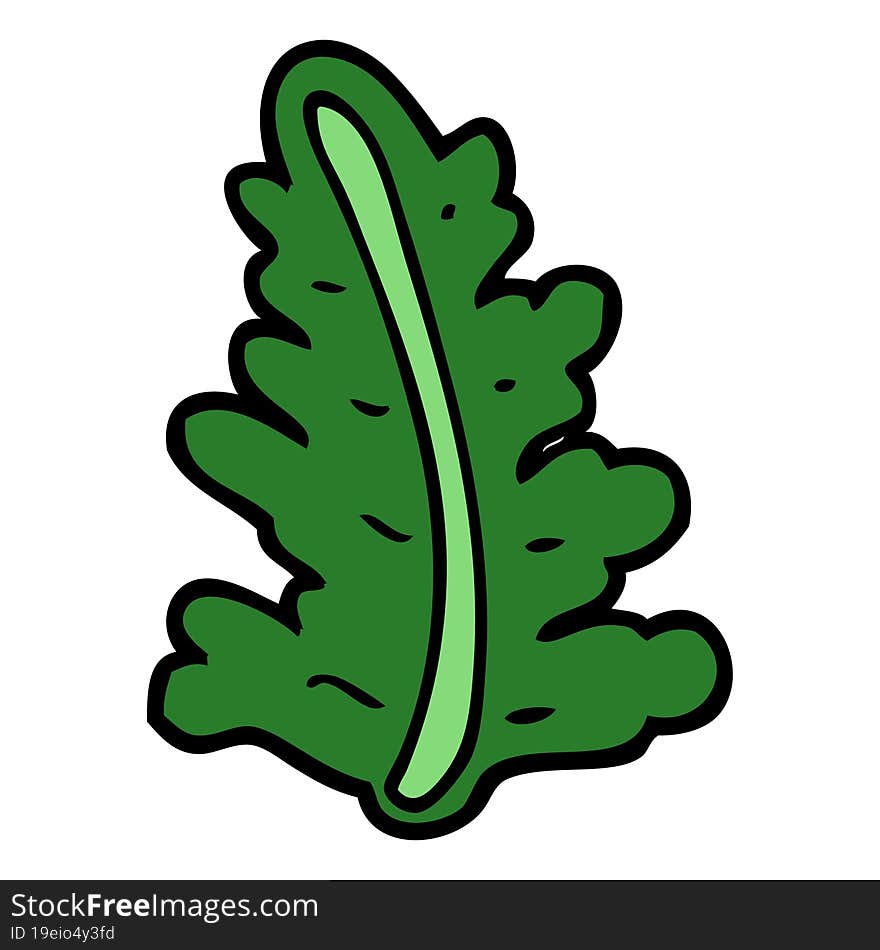 cartoon leaf