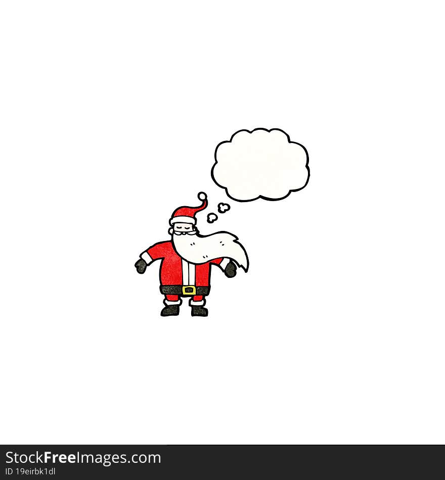 cartoon santa claus