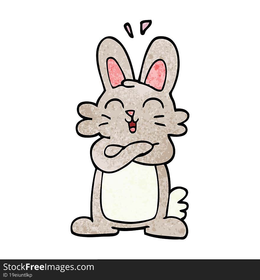 Cartoon Doodle Cute Bunny