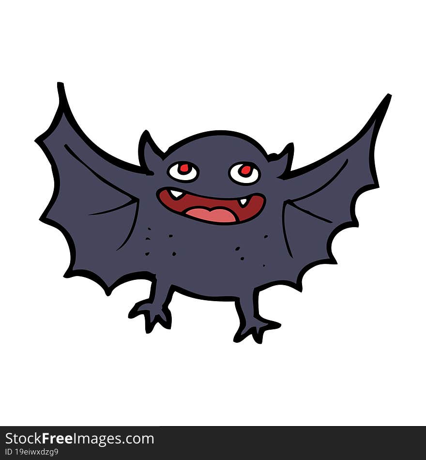 cartoon vampire bat