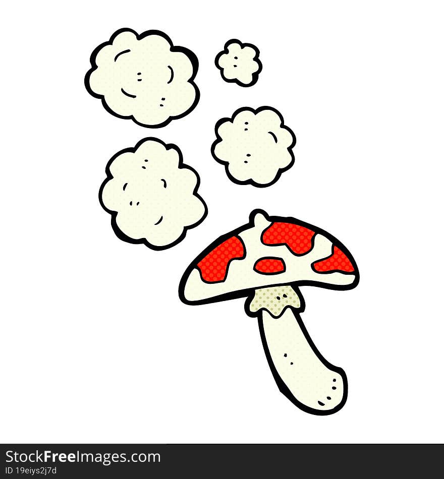 cartoon toadstool