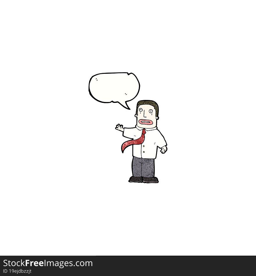 talking businessman cartoon