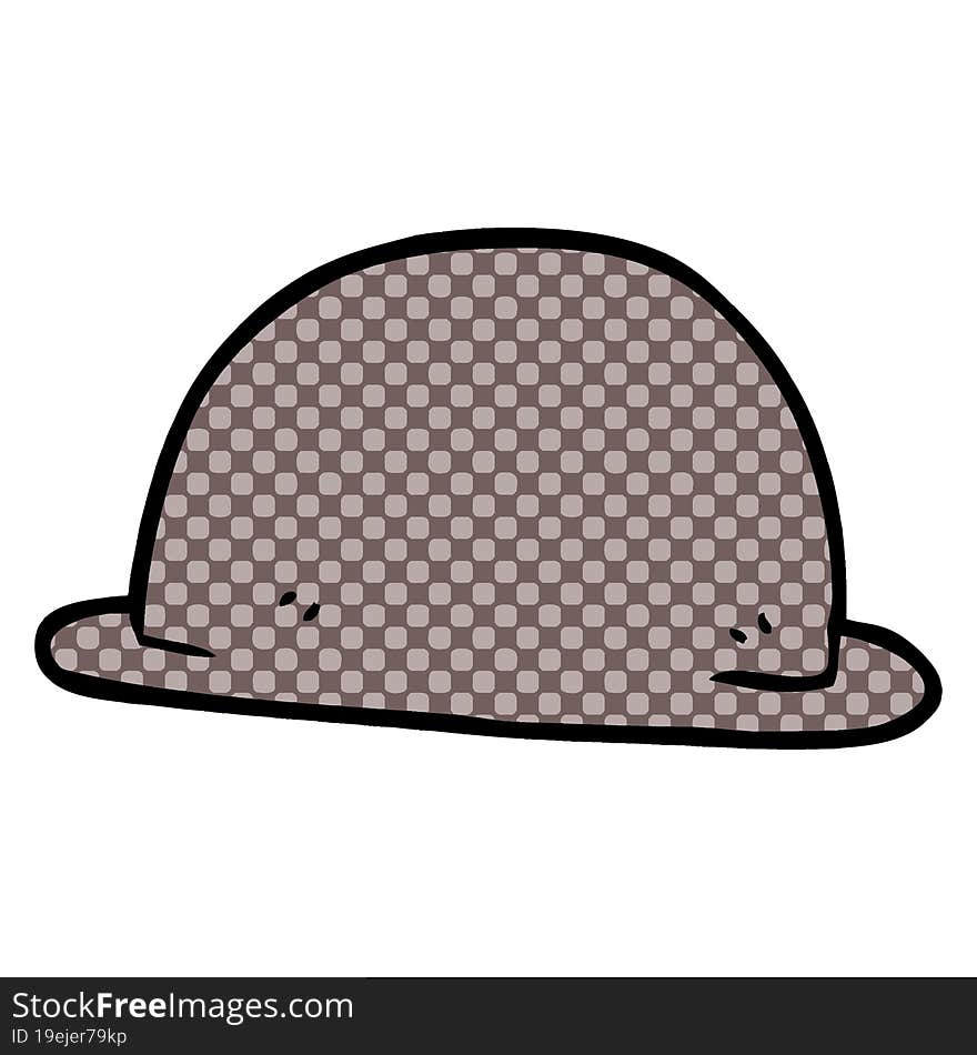 cartoon doodle hat