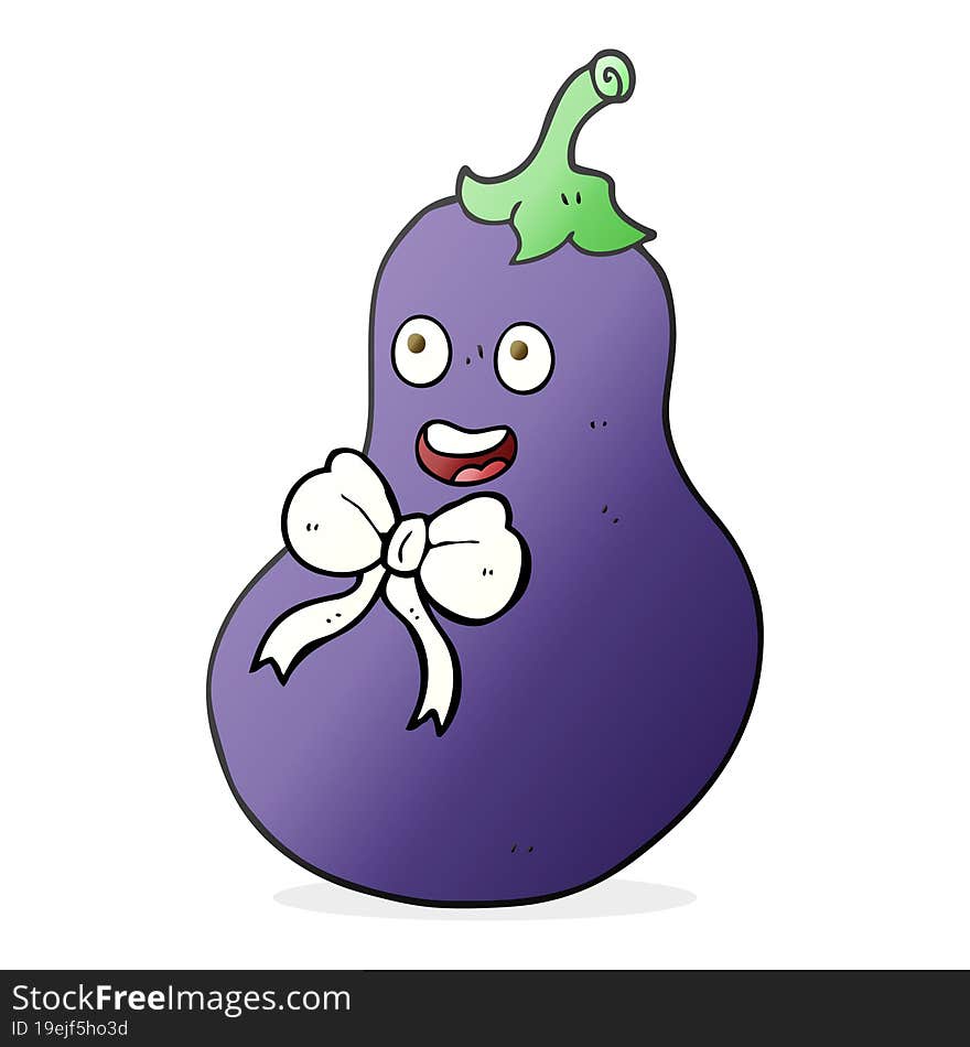 cartoon eggplant