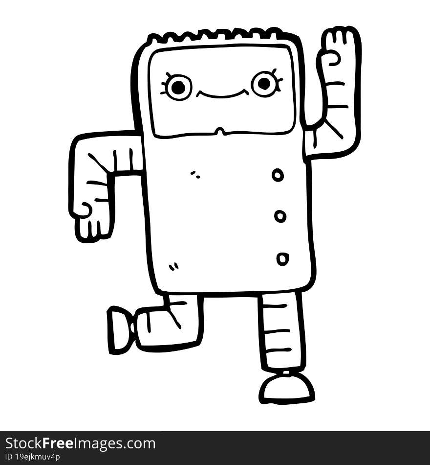 Cartoon Robot