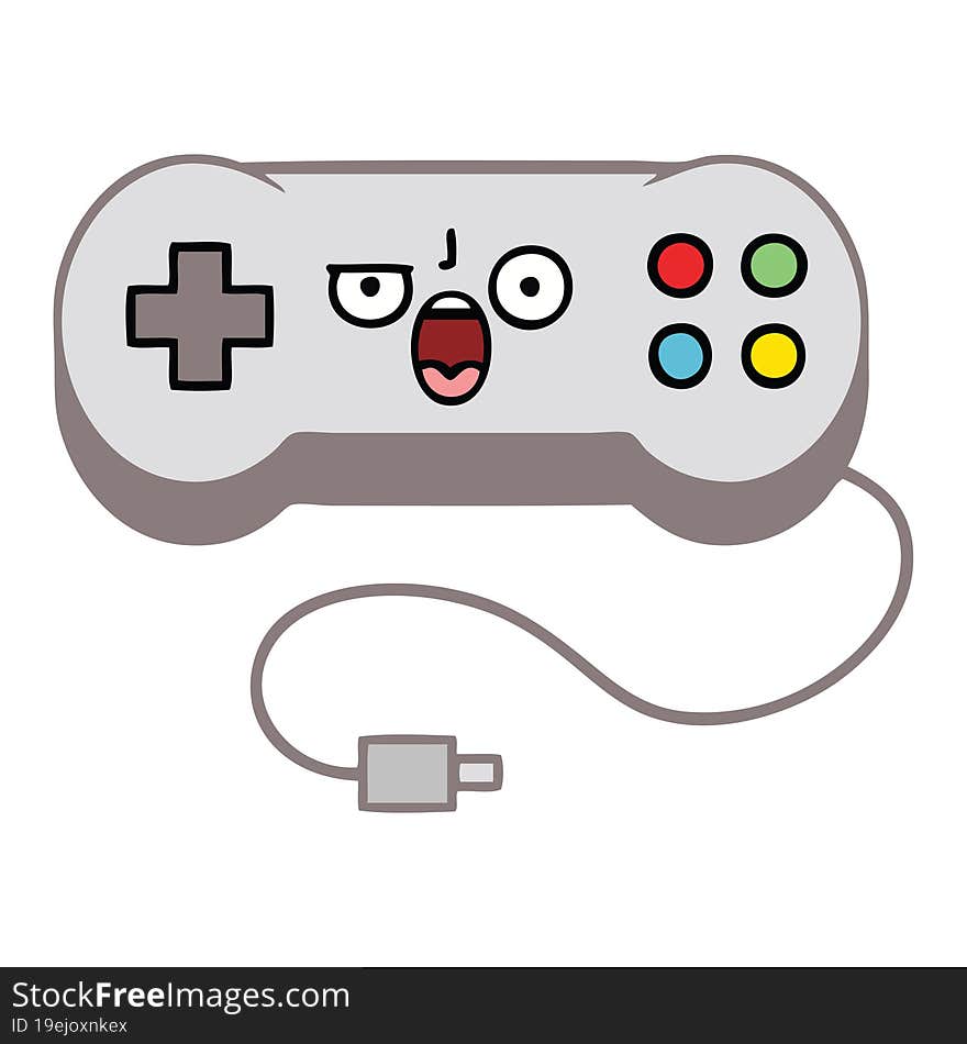 cute cartoon game controller