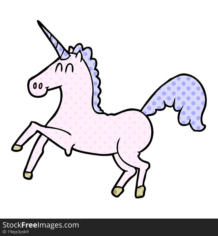 cartoon unicorn. cartoon unicorn